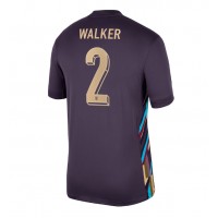 England Kyle Walker #2 Bortatröja EM 2024 Kortärmad